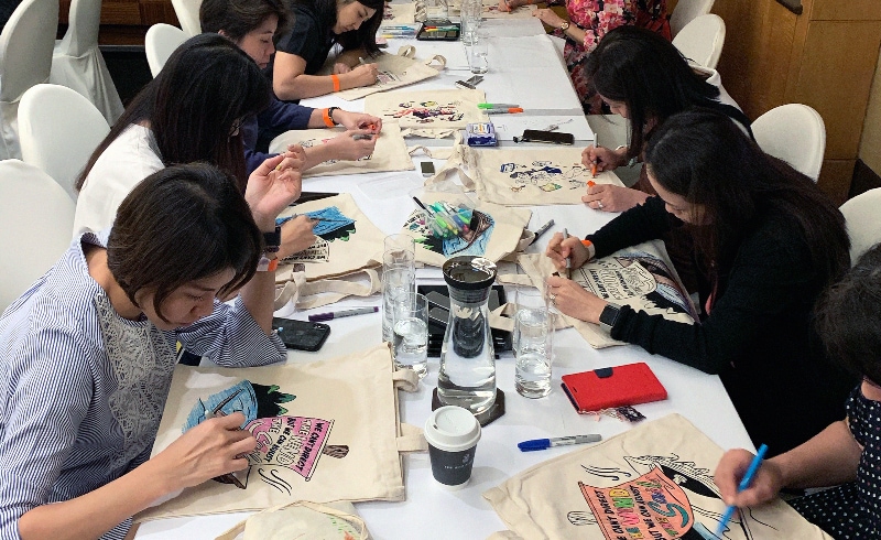 Tote Bag Printing with Tell Your Children